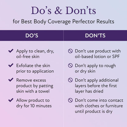 ESSENTIN Glow Body Coverage Perfector - Waterproof Leg & Body Makeup - Tattoo Coverage Makeup - 3.5 oz (free makeup brush)
